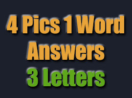 4 pics 1 word 3 letters