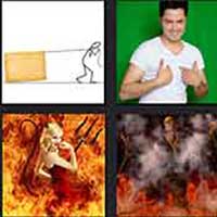 4 pics 1 movie answer cheat Drag Me To Hell